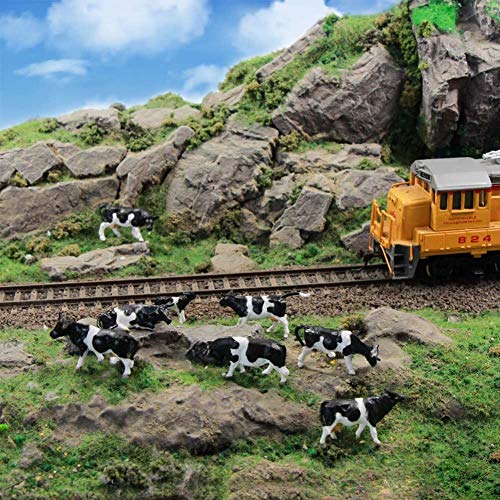 36Stk. Verschiede Kühe Rinder Figuren Bunt Tierfiguren Spur H0 1:87 Bauernhof Dekor Modellbau zubehör – Bild 7