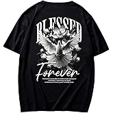 SOLY HUX Men's Graphic T-Shirts Hip Hop Shirt Short Sleeve Crew Neck Baggy Summer Tops Streetwear