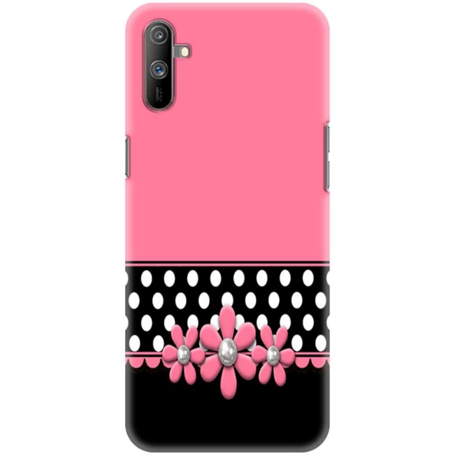 Tagtrendy Floral Printed Hardcase Mobile Cover for Realme C3 Back Cover