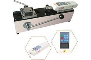 EAPMIC 500N Digital Pull Force Tester High Precision F-500 Digital Force Gauge Push Pull Gauge Tester with Horizontal Push-Pull Test Bench Portable Wire Harness Terminal Tensile Force Testing Machine