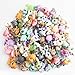 QTFHR Cute Miniature Big Eye Doll, Mini Cute Cake Decoration (20 Pcs)