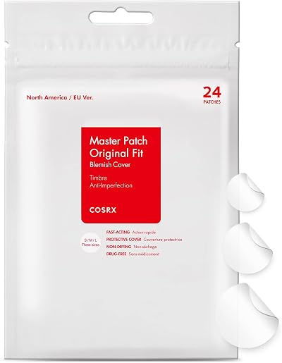 COSRX Master Patch Original Fit 24 Patches Three Sizes hydrocolloid spot