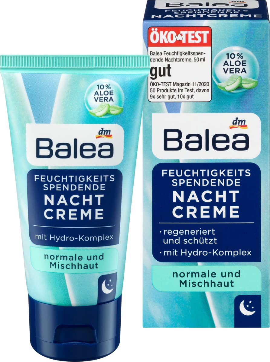 Balea Night Cream Moisturising Normal and Combination Skin 50 ml
