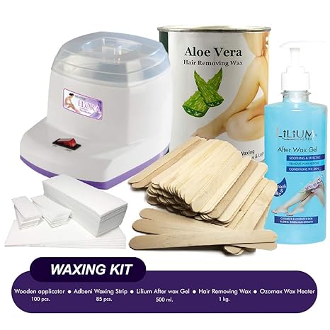 Adbeni The Five Best At Home Waxing Product Wax Heater Waxing Strip Wooden Applicator And After Wax Gel Gc744 Amazon In Health Personal Care