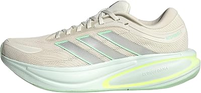 Hombre Response 2 Running Shoes, White Tint/Silver Met./Pulse Mint, 44 EU