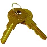 APG Cash Drawer Replacement Key Set | Compatible with APG A7 Code Locks | Set of 2 Keys | for APG&rsquo;s Series 100 and Series 4000 Cash Drawers | PK-8K-A7