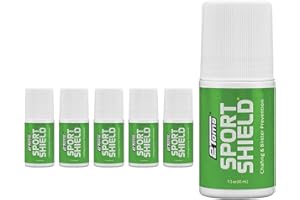 2Toms SportShield, Original Formula, All-Day Anti Chafe and Blister Prevention, Waterproof Protection from Chafing and Skin Irritation, 1.5 Ounce, 6 Bottles