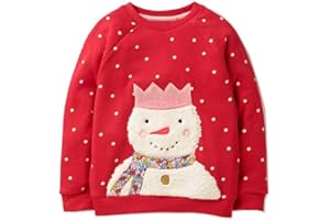 Hongshilian Unisex Kids Cute Cartoon Cotton Sweater Shirt