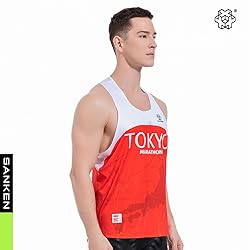 Sanken Men's Seamless Running Tank Tops Ultra
