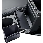 Katorn Center Console Organzier Tray for Subaru Forester 2026 2025, Interior Accessories Armrest Insert Hidden Storage Box for 2025-2026 Forester, Black