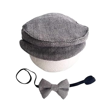 baby tie hat
