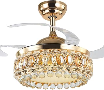 Huston Fan 42 Inch Crystal Ceiling Fan Modern Home Ceiling Fan