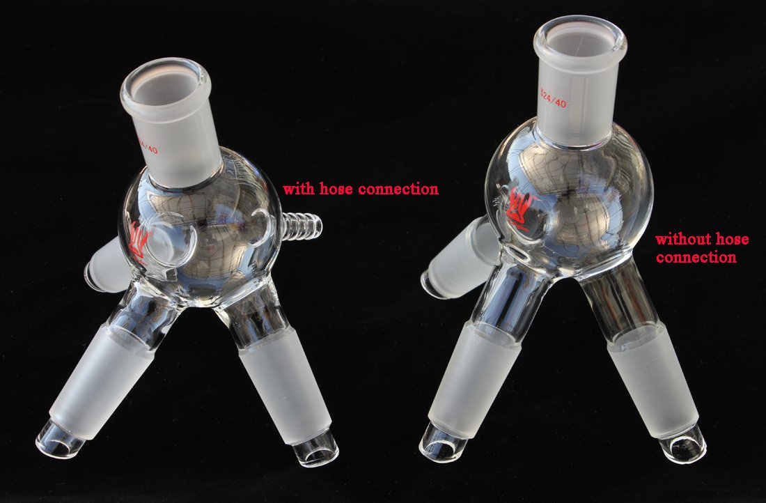 lab flask Lab Glass Distillation Receiver with 24/40 Joints without