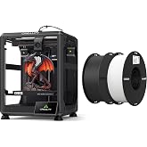 Creality K2 SE 3D Printer Bundle with 2kg PLA Filament 1.75mm Black &amp; White