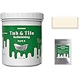 NADAMOO Tub and Tile Refinishing Paint, Beige, 500g / 17.5 oz, DIY Bathtub Sink Reglaze Kit Countertop Resurface Kit for Bathroom Kitchen Porcelain Fiberglass, Semi-matte Coat