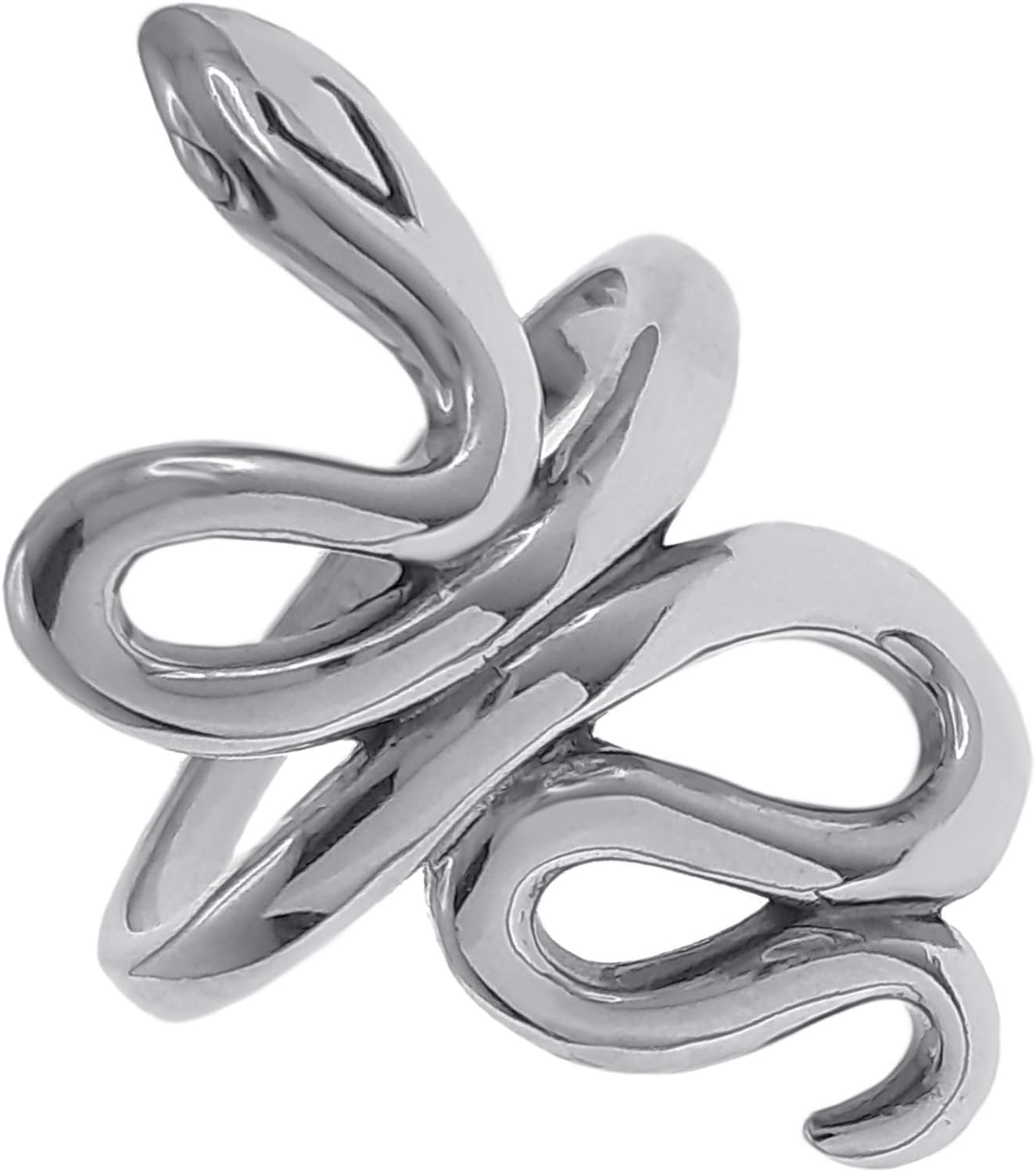 Collana Con Ciondolo Serpente In Argento 925 - Gioiello Simbolo Di Rinascita - Regalo Per Donna