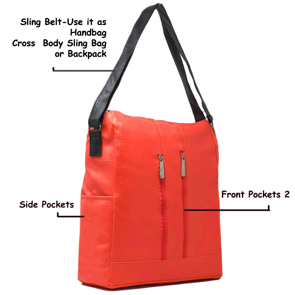 typify women's red backpack handbag(tbag256)