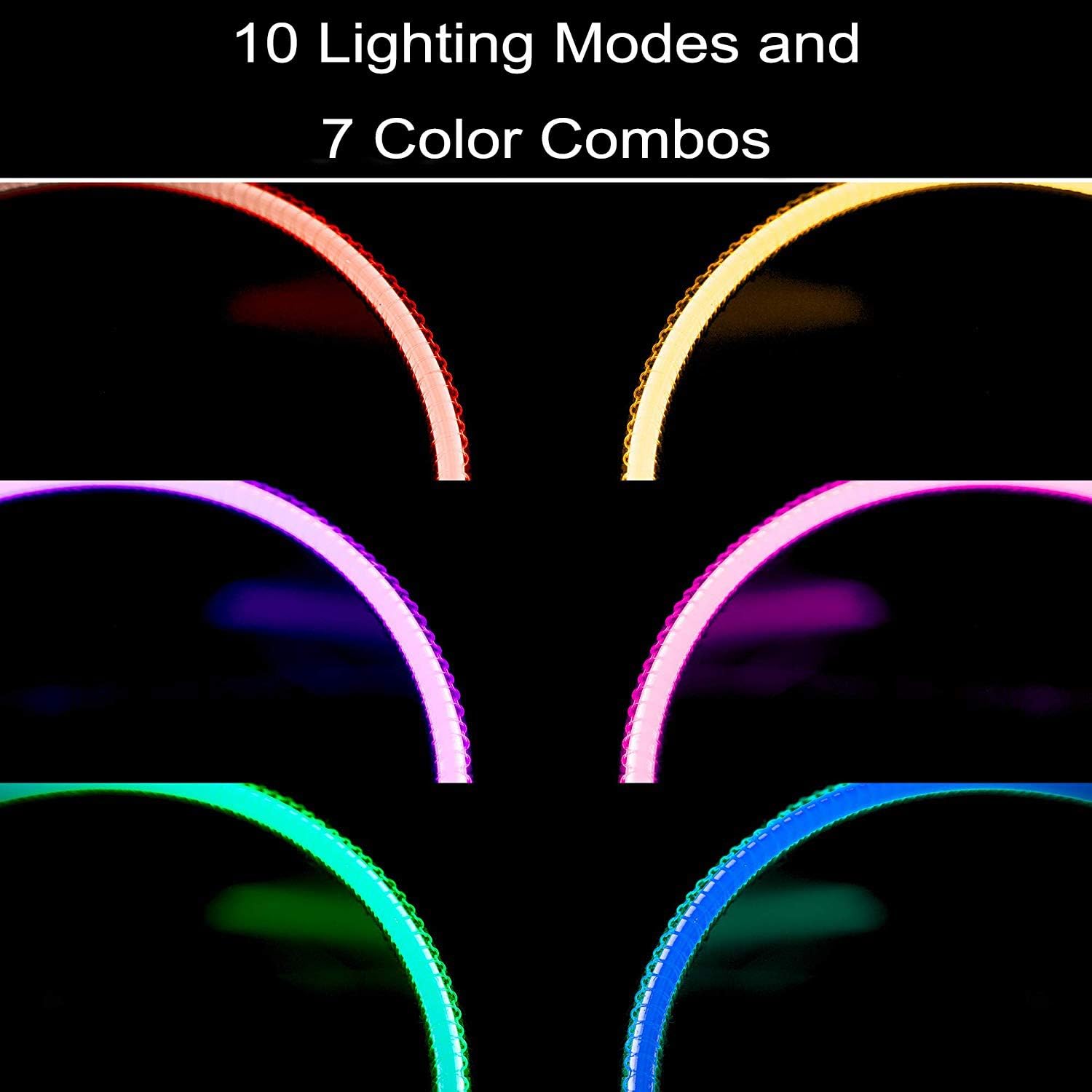 Extended RGB Gaming Mouse Pad, Extra Large Gaming Mouse Mat for Gamer, Waterproof Office DEST Mat with 10 Lighting Mode, for PC Computer RGB Keyboard Mouse MacBook - 31.5'' x 15" x 4mm(Map) : Office Products