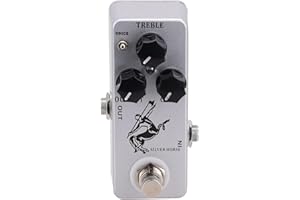 For MOSKY Silver Horse Guitar Overdrive Boost Pedal Featuring Three Functional Knobs and LED Indicator
