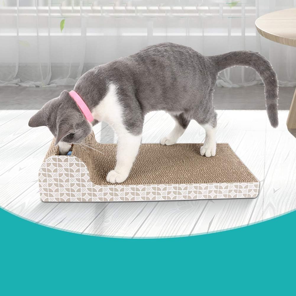 Cat Scratch Pad,Scratcher with Catnip,Cat Scratching Board With Free Catnip, Cat Toy Scratching