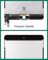 SRJTEK iPad Mini 4 7.9" LCD Display Touch Screen Digitizer Assembly White view 5