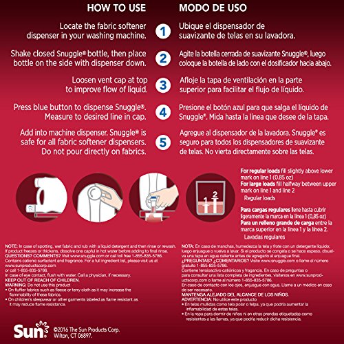 ounces how 96 much fluid Fabric Exhilarations Liquid Softener, Snuggle Cherry