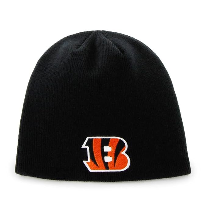 Amazon.com : NFL Cincinnati Bengals '47 Beanie Knit Hat, Black, One Size : Clothing