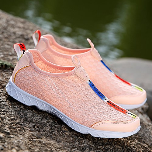 Womens and Mens Water Shoes Summer Sneaker Outdoor Slip on Mesh Swim Shoes for Beach Swim Surf Yoga Exercise - Thumbnail 5