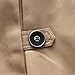 MOGU Men's Double-Breasted Belted Twill Trench Coat