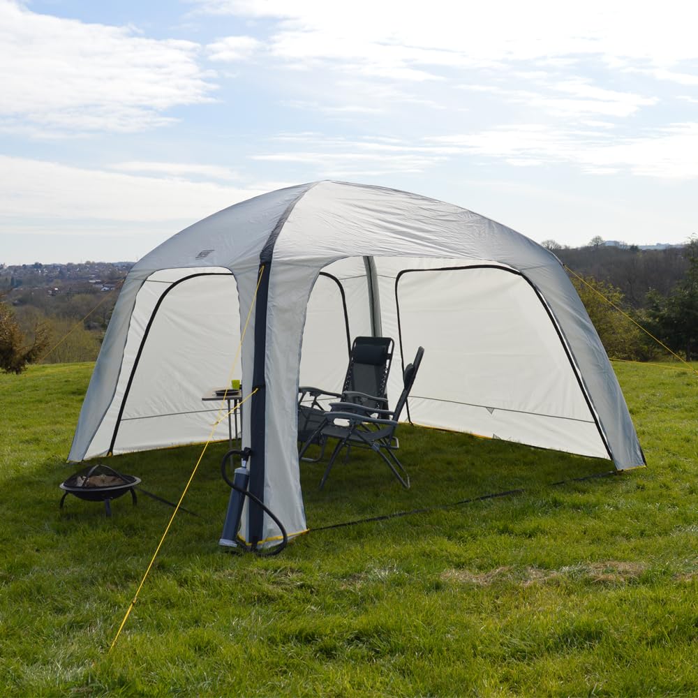 Maypole 2x Side Panel Walls For Inflatable Gazebo Event Shelter Garden, Camping, Park Events, Grey