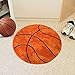 TCDBEST Area Rug Kids' Room Basketball Rug Non-Slip Backing Sports Themed for Bedroom, Kitchen, Hallway, Doorway (31.5inch)