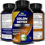 Detoxifying Colon Detox Formula  Pure and Natural Ingredients for a Gentle Cleanse  Improves Digestion  Herbal Blend  Oat + Alfalfa + Psyllium  For Men & Women  By Biogreen Labs