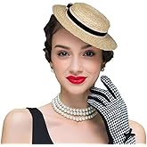 Women Bowknot Straw Hat Summer Fedoras Boater Summer Beach Sun Hat Cowgirl Fishing Hat Jazz Hat