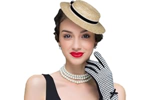 HIMESPORT Women Bowknot Straw Hat Summer Fedoras Boater Summer Beach Sun Hat Cowgirl Fishing Hat Jazz Hat