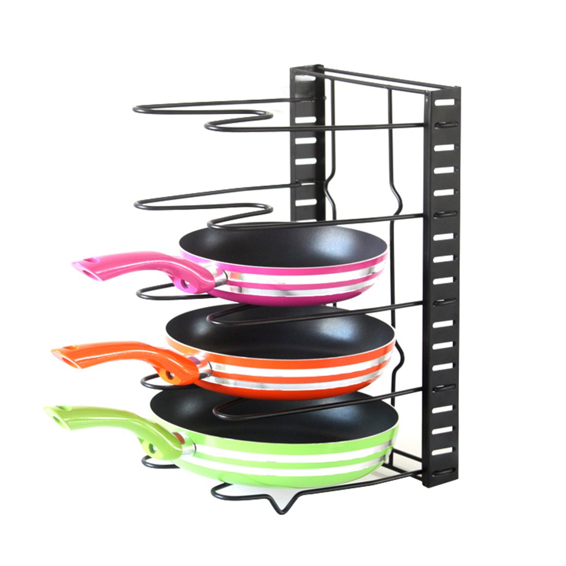 Kuanguang Kitchen Pan Holder Rack Pot Lid Organizer Standing