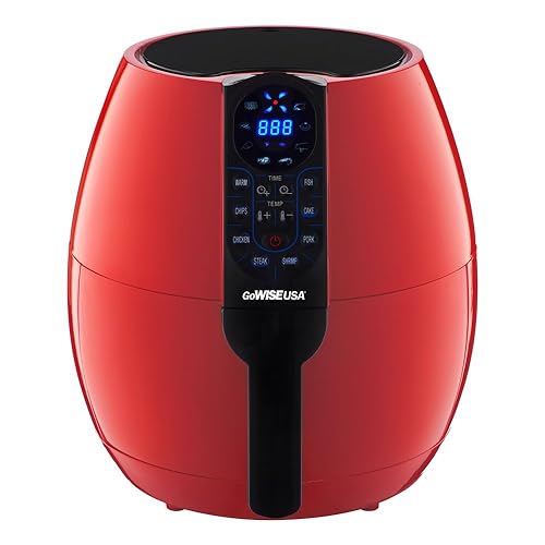 GoWISE USA Programmable Air Fryer with Cook Presets