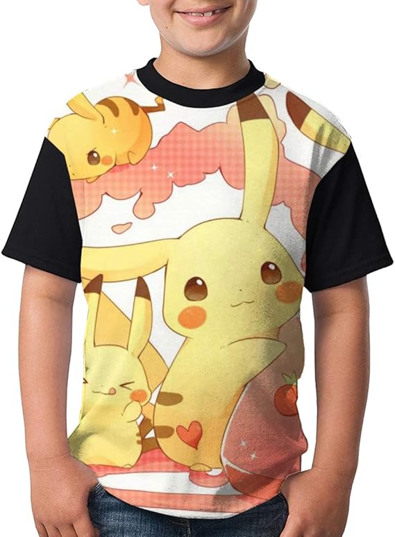 Amazon Co Jp ポケットモンスター4 子供tシャツ 半袖 かわいい アニメ 日常服 夏 男の子 女の子 薄手 通気性 柔らかい 子供服 Tシャツ Clothing Accessories