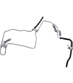 Sunsong 3401216 Power Steering Return Line Hose Assembly - OEM Quality Replacement