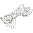 YEQIN Roller and Roman Shade Beaded Chain Cord,Ball Bead Chain,Roller Curtain Bead Rope,Blind Beaded Cord Repair for Roller Blind Fitting