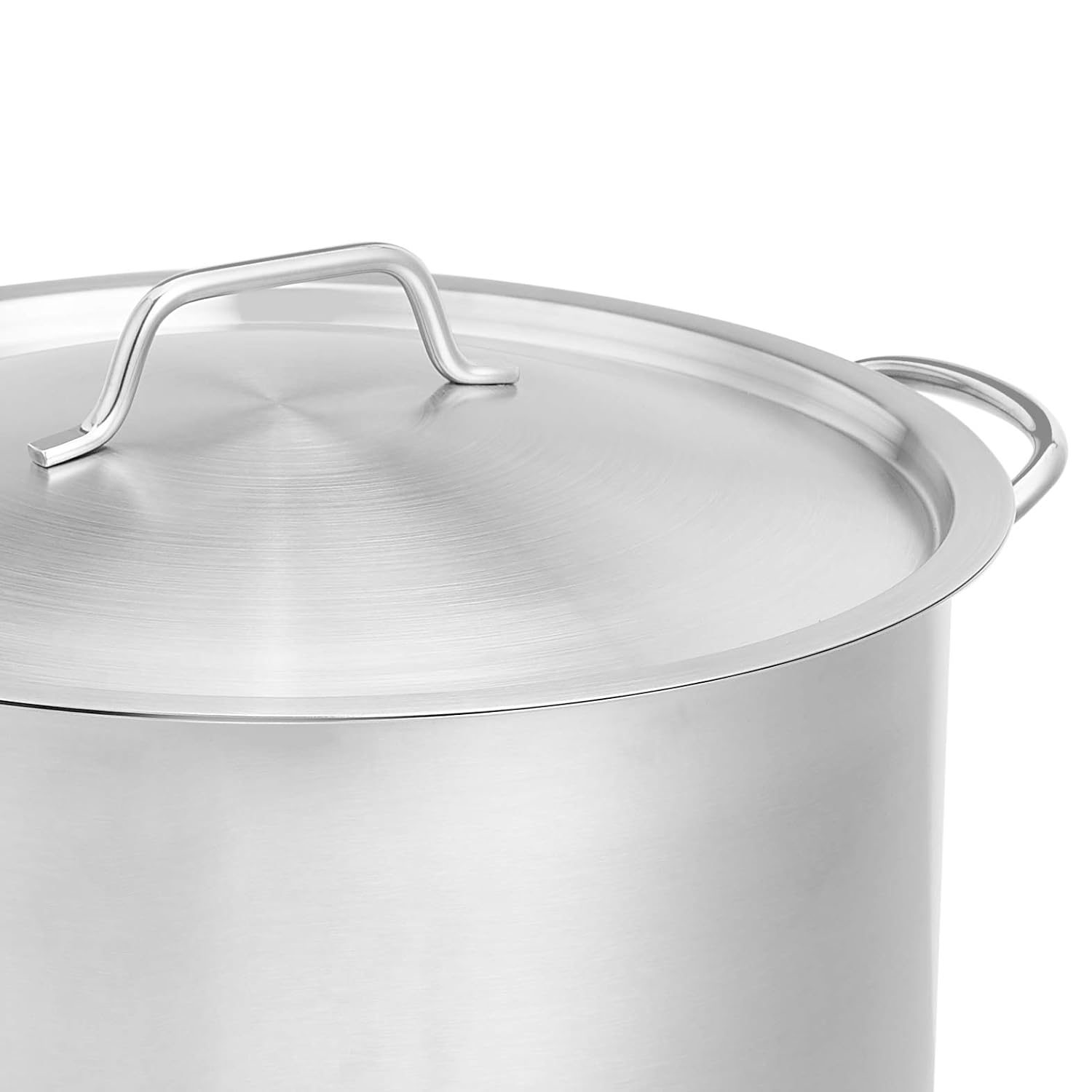 Commercial 24 Qt. Stainless Steel Aluminum-Clad Stock Pot with Cover: Industrial & Scientific