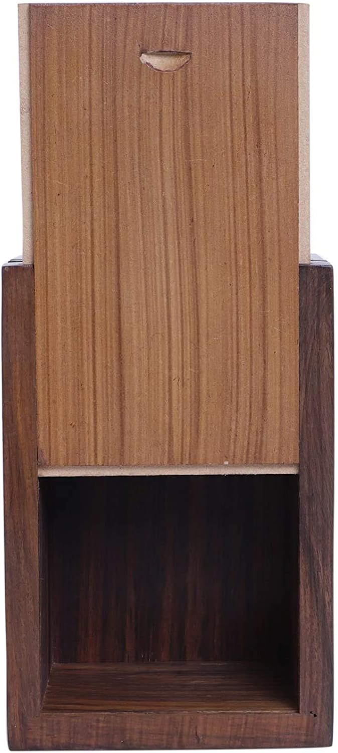 S.B.ARTS Wooden Keepsake Box, Handcarved Decorative Memorial Urn for Human & Pet Ashes Urns - Extra Small - Image 5
