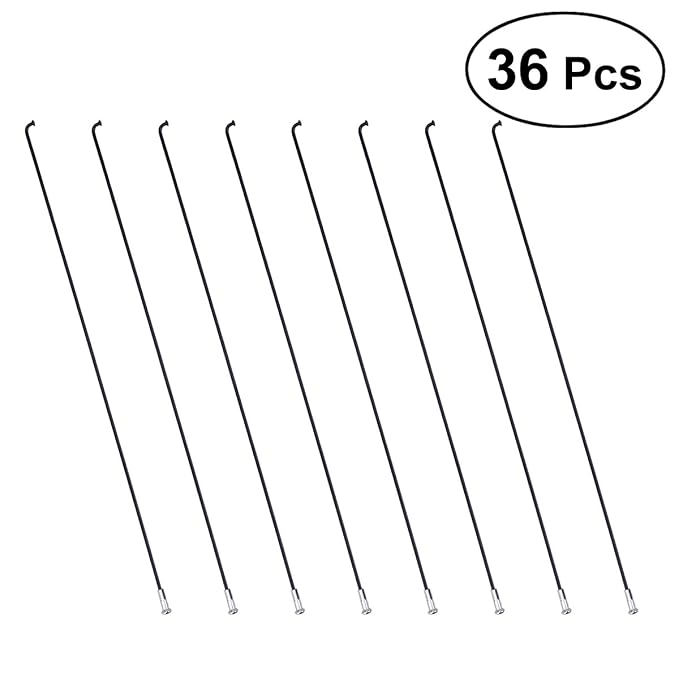 VORCOOL Raggi Bici Mountain Bike 14G 287mm - Set 36 Pezzi Con Capezzoli, Acciaio