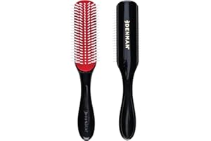 Denman D3 Original Curl Definer & Styler, Curly Hair Brush for Women & Men – 7 Row Detangling & Curl Defining Brush for Smooth Defined Curls - a precision Styling Brush for straight hair