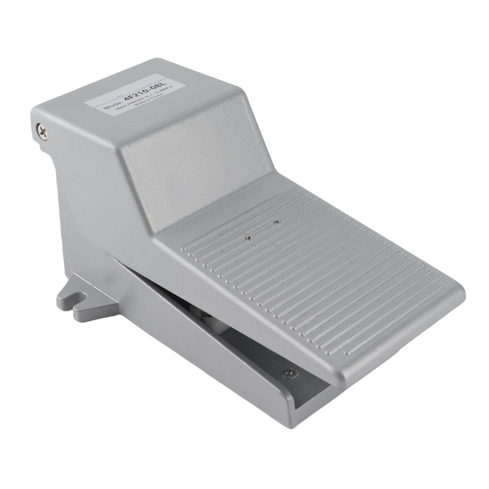 4F210-08L Foot Valve, 2-position 5-way Aluminum Pedal, Directional with Cover Lock, Direct Acting, with Water Pressure Foot Control Switch