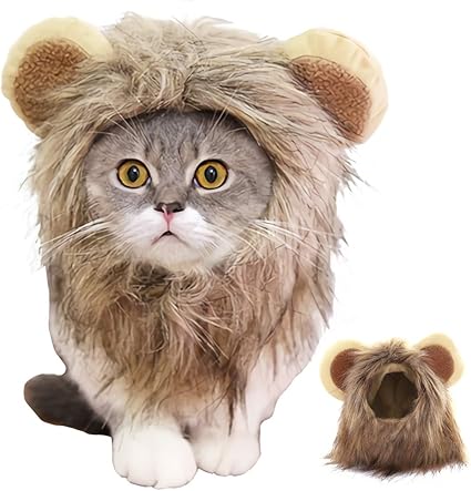 Crinière Lion Perruque Costume Pour Chien Chat Pet Dog Cat