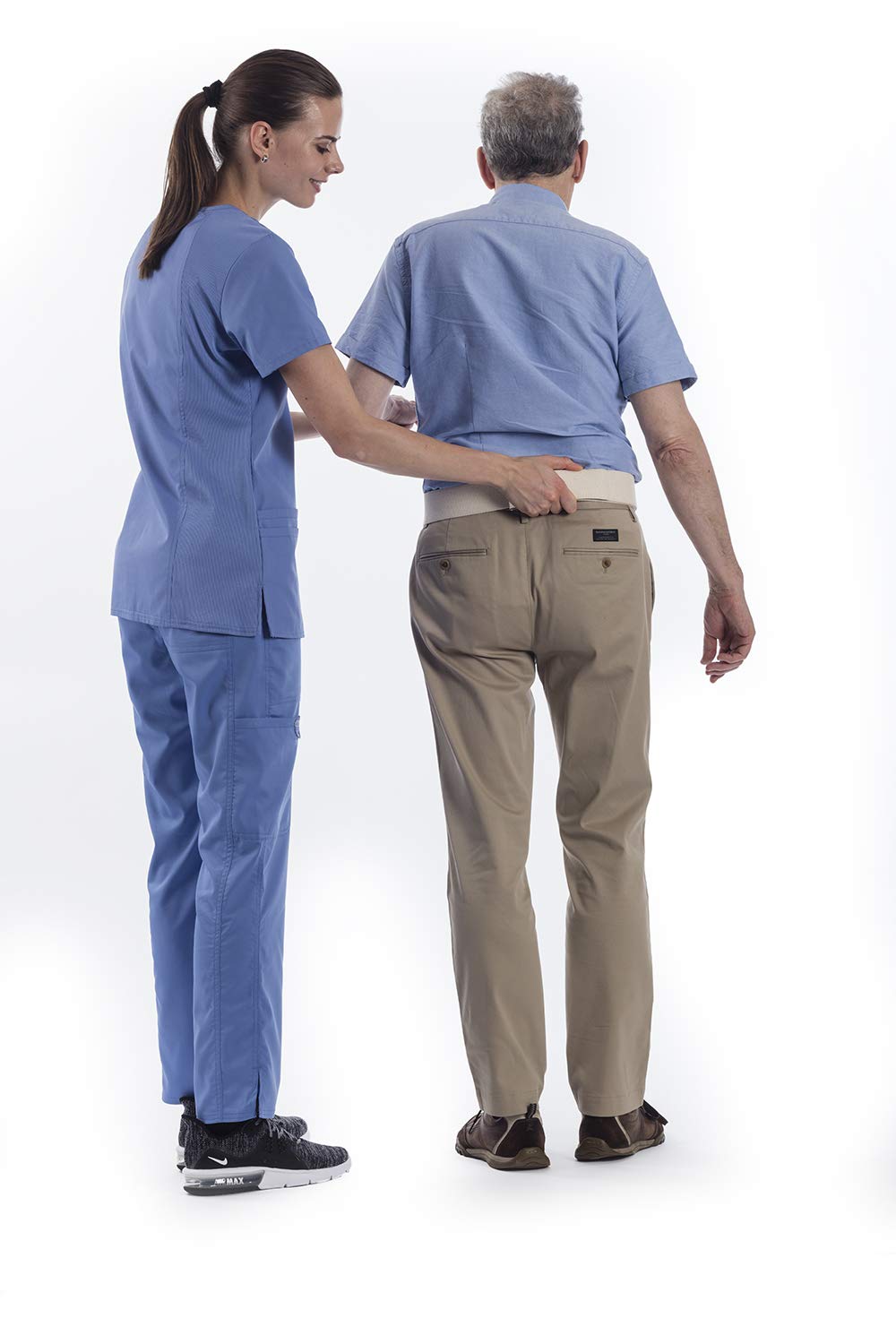 NYOrtho Metal Buckle Gait Belt - Adjustable Machine Washable Strong and Durable Material Latex Free