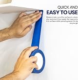 Safero Blue Masking Tape 48mm x 50m - UV Resistant, Heavy Duty, Sharp Edges view 5