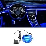 EL Wire Interior Car LED Strip Lights, 16.5FT USB