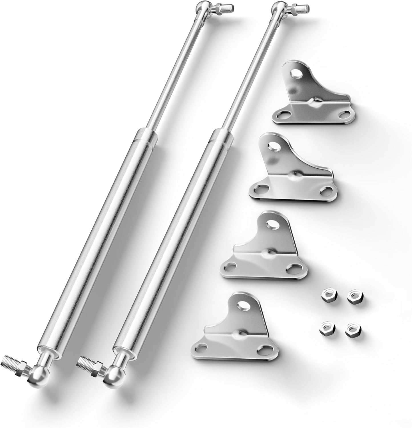 Photo 1 of Vepagoo 15 inch 10Lb/45N Stainless Steel Gas Struts Shock for Boat Hatch, Marine Spring Prop Lift Support with Brackets for RV Bed Cabinet Trap Door Storage Box Lid, 2pcs (1pair)