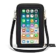 myfriday Touch Screen Crossbody Phone Purse for Women, Rfid Blocking Small Cellphone Shoulder Purse with 2 Adjustable Strap